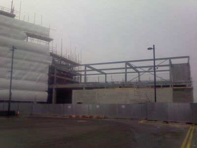 Towards Tesco Service Yard
